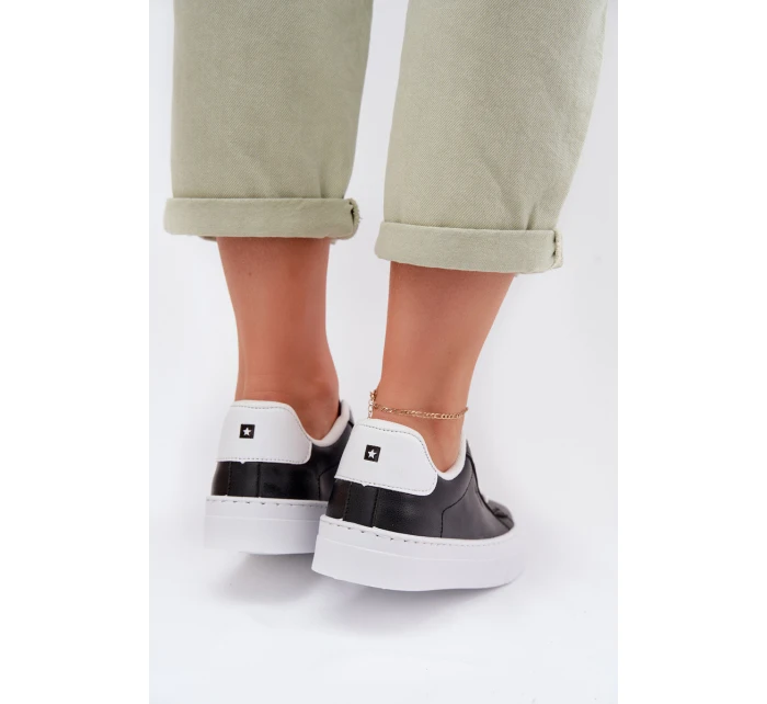 Dámské tenisky z eko kůže Big Star model 22009885 HIPOLY SYSTEM Černé - Big Star Shoes