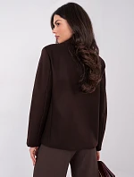 IT KR bunda FL9559.02P tmavohnedá