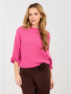 Sweter MI SW model 21937214 ciemny różowy - FPrice