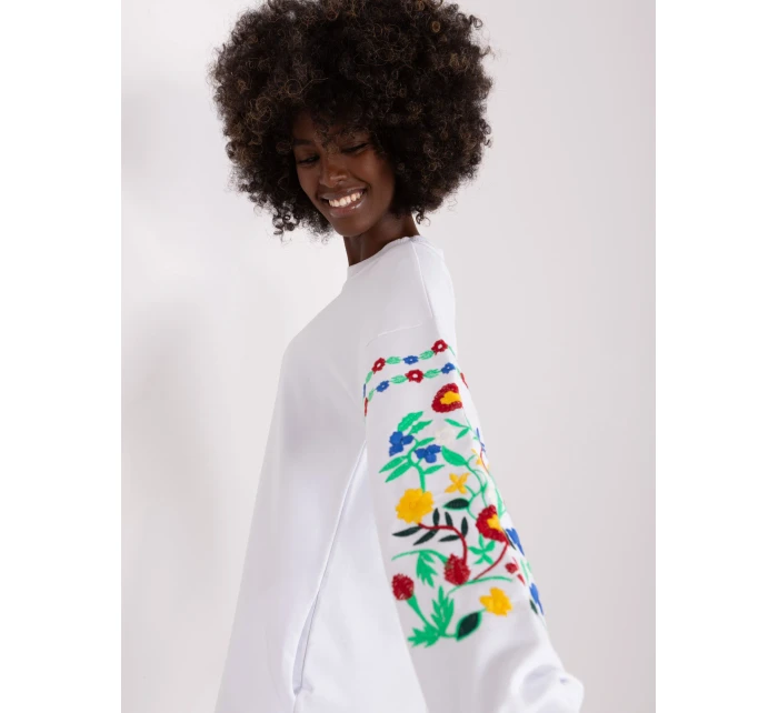 Sukienka RV SK model 18729911 biały - FPrice Sukienka RV SK model 18729911 biały - FPrice