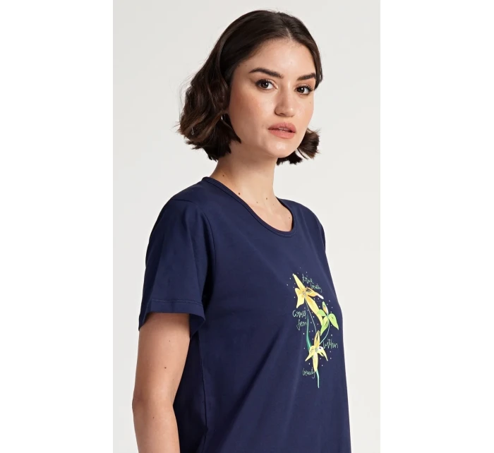 Dámska nočná košeľa s krátkym rukávom Paula