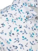 Pánské bílé tričko s krátkým rukávem Dstreet model 21989517 - FashionStreet