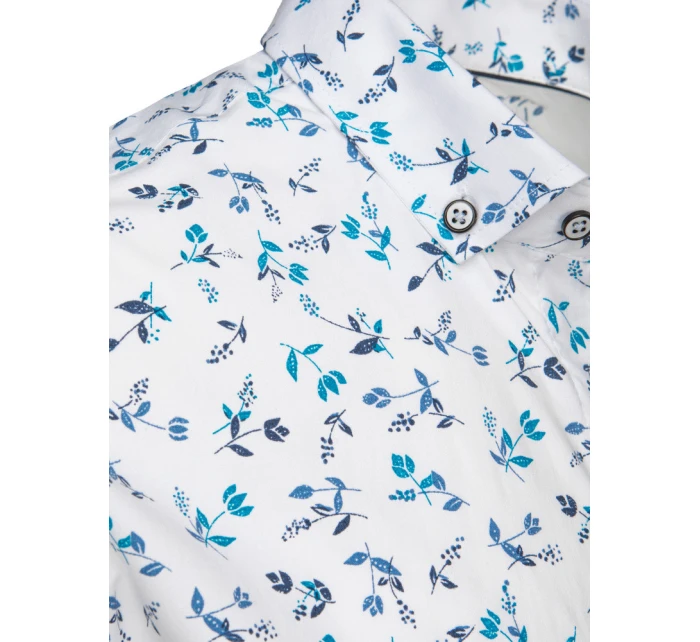 Pánské bílé tričko s krátkým rukávem Dstreet model 21989517 - FashionStreet