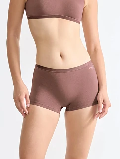 Dámske nohavičky GO Daily Cotton Short – Cacao – hnedé 1141 – SLOGGI