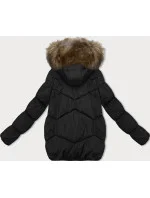 Černá bunda s kapucí pro přechodné období model 21246429 - LHD