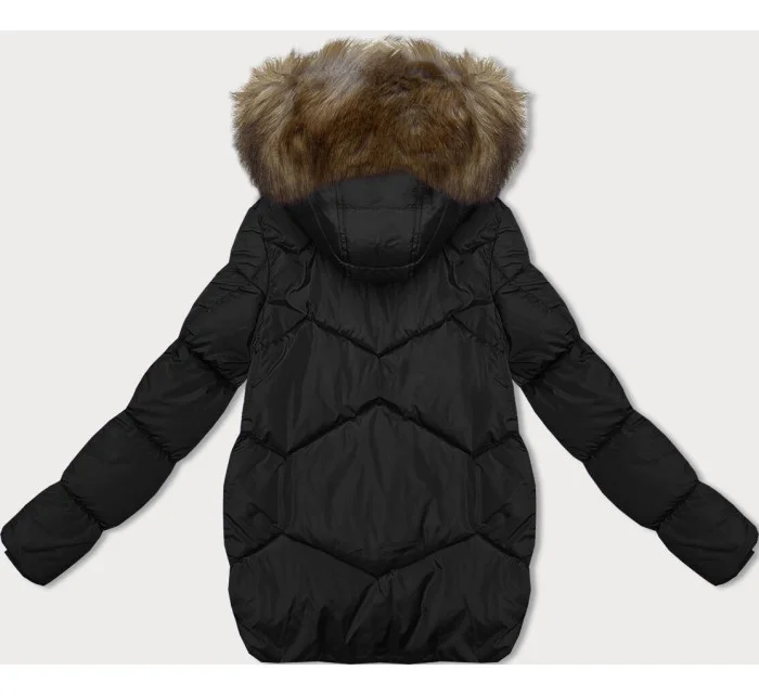 Černá bunda s kapucí pro přechodné období model 21246429 - LHD