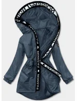 Svetlomodrá dámska oversize bunda typu parka (B8080-72) Svetlomodrá dámska oversize bunda typu parka (B8080-72)