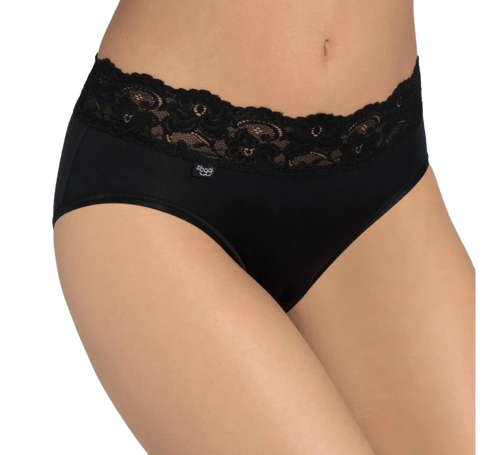 Sloggi model 18465053 Romance Midi kolor:0004black - Triumph Sloggi model 18465053 Romance Midi kolor:0004black - Triumph