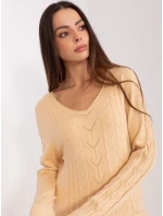 Sweter AT SW model 18909347 beżowy - FPrice
