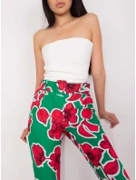 Spodnie DHJ SP model 18650848 zielony - FPrice Spodnie DHJ SP model 18650848 zielony - FPrice