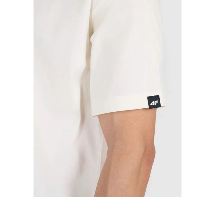 Pánske nadrozmerné tričko s potlačou 4F 4FRSS25TTSHM2652-11S pánske Pánske nadrozmerné tričko s potlačou 4F 4FRSS25TTSHM2652-11S pánske