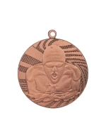Bronzová medaila - plávanie - oceľová medaila