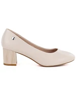 Sergio Leone béžové dámske lodičky na podpätku PB404