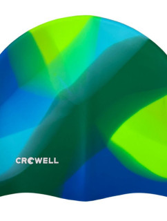 Crowell Multi Flame silikonová plavecká čepice kol.20