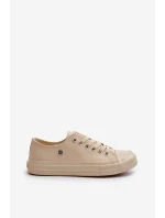 Klasické Dámské Tenisky Big Star model 21654926 Bežové - Big Star Shoes