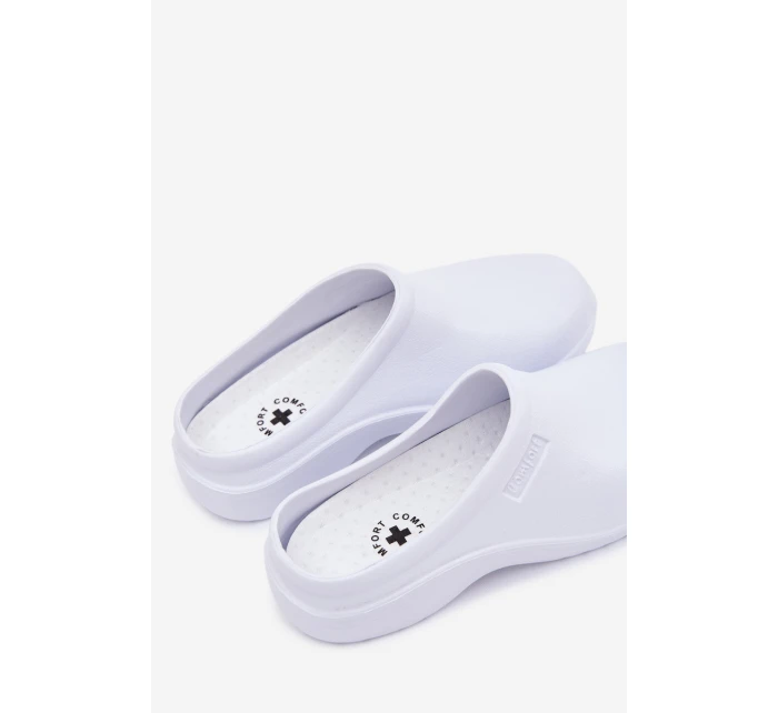 Pěnové pantofle pantofle pánské bílé Sorvian Pěnové pantofle pantofle pánské bílé Sorvian