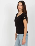 Dámská halenka TW BZ BL model 18027442 černá - FPrice Dámská halenka TW BZ BL model 18027442 černá - FPrice