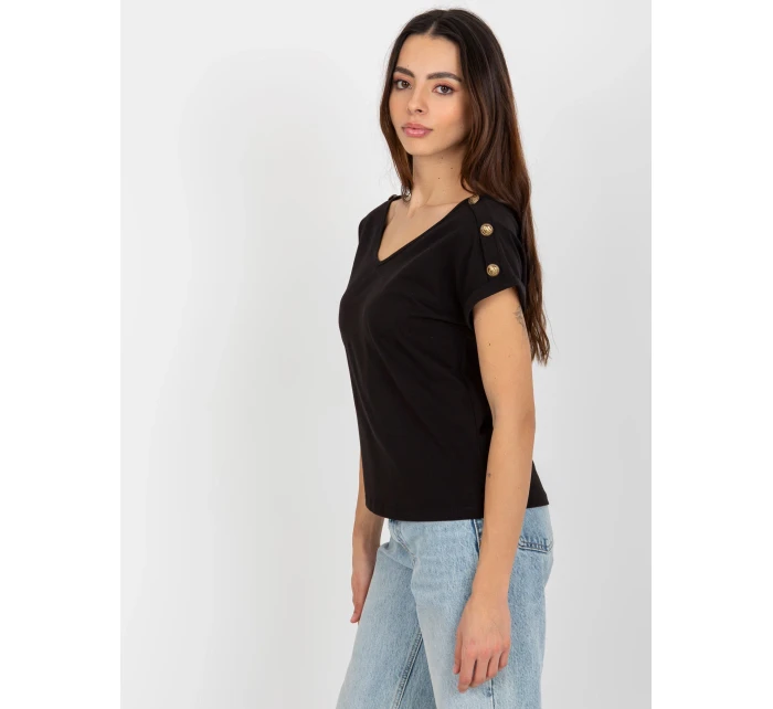 Dámská halenka TW BZ BL model 18027442 černá - FPrice Dámská halenka TW BZ BL model 18027442 černá - FPrice