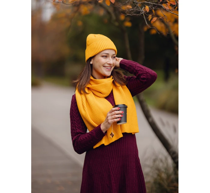 Dámská šála model 21778718 SC Yellow - Vuch