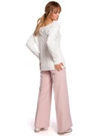 Svetr s výstřihem  šedý  model 21207530 - Moe