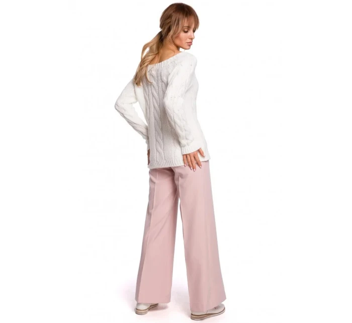 Svetr s výstřihem  šedý  model 21207530 - Moe