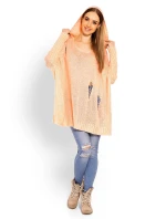 Dlhý sveter model 114559 PeeKaBoo