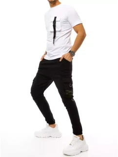 Pánská černobílá tepláková souprava Dstreet model 21962941 - FashionStreet