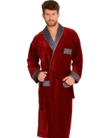 Dlhý pánsky župan DE LAFENSE 773 Bonjour 3XL-4XL