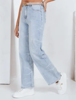 Dámske široké modré džínsy FashionStreet UY2820