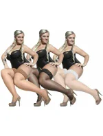 Dámské samodržící punčochy Bella 15 den model 7464116 - Adrian