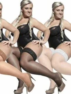 Dámské samodržící punčochy Bella 15 den model 7464116 - Adrian