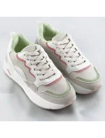 Béžové dámske tenisky adidasky s vyššou podrážkou (BS-05)