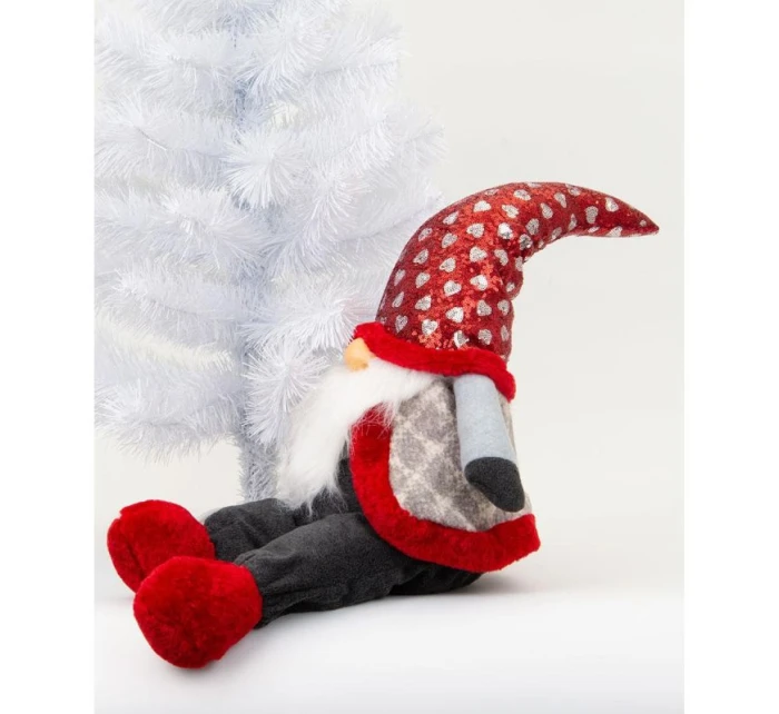 VIANOČNÝ TRPASLÍK SEDIACI 92CM