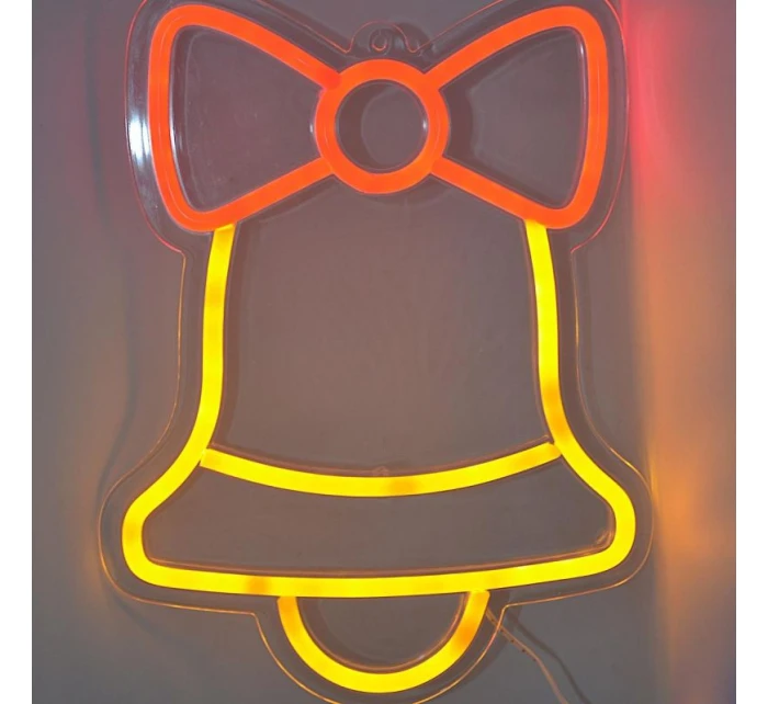 FIGÚRKA NEÓNOVÁ ZVONČEKOVÁ LAMPA