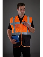 Yoko HVW 801 Hi-Vis multifunkčná vesta 79.W801 červená Yoko HVW 801 Hi-Vis multifunkčná vesta 79.W801 červená