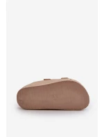 Dětské lehké žabky s přezkami BIG STAR model 21651519 béžové - Big Star Shoes Dětské lehké žabky s přezkami BIG STAR model 21651519 béžové - Big Star Shoes