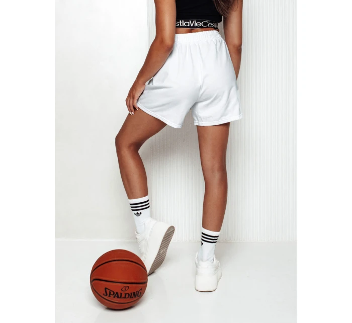 Dámské teplákové šortky white Dstreet model 21979506 - FashionStreet