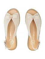 Dámske béžové sandále Filippo DS7923