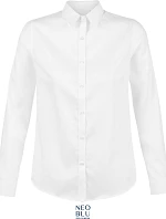 NEOBLU Blaise Women Mikrovláknová blúzka s dlhými rukávmi 24.3183 optic white