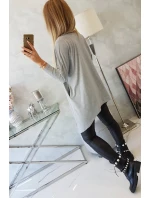 Oversize blúzka šedá