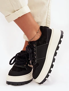 Dámské tenisky na platformě černé model 22039766 - Boto