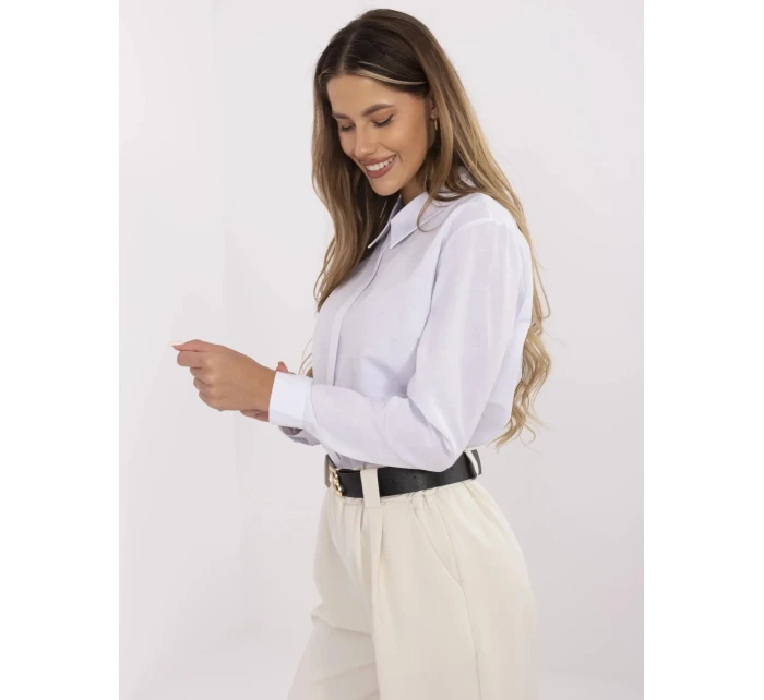 Koszula LK KS model 21156217 biały - FPrice Koszula LK KS model 21156217 biały - FPrice