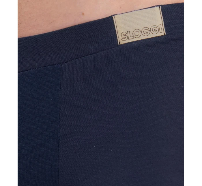 Pánske boxerky GO Natural Hipster C2P - BLUE - modré M008 - SLOGGI