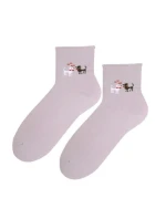 Vzorované netlačiace ponožky Steven art.099 35-40