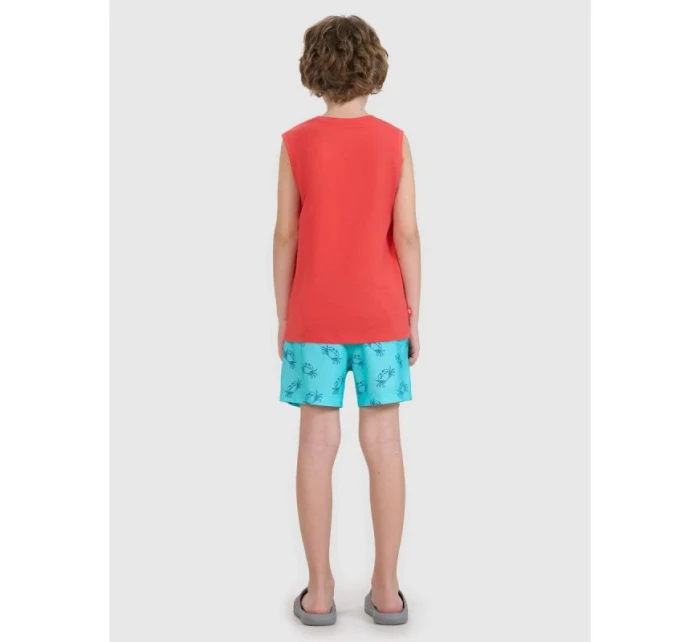 Chlapčenské plážové šortky boardshorts 4F 4FJWSS25UBDSM121-47A Chlapčenské plážové šortky boardshorts 4F 4FJWSS25UBDSM121-47A