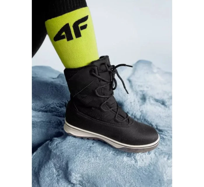 Detské zimné topánky Jr 4FJAW22FSBSF005-20S - 4F Detské zimné topánky Jr 4FJAW22FSBSF005-20S - 4F