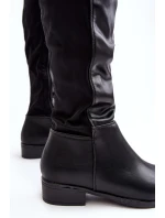 Dámské kožené kotníkové boty  černé model 21640743 - S.Barski