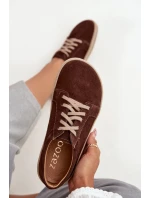 model 21712724 typu barefoot z přírodního semiše 314 čokoládové - Zazoo