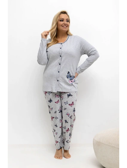 Pohodlné pyžamo pre plnoštíhly model 221199 Forever Pink