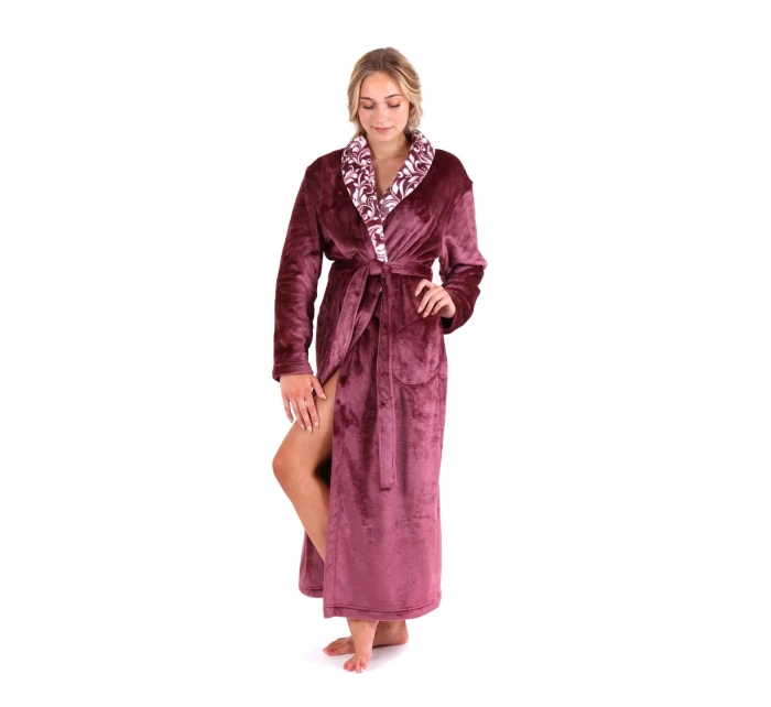 Dámsky župan Flora 2556 4853 mauve wine - Vestis